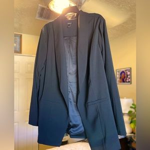 Torrid Tailored Blazer, Black, Size 2.